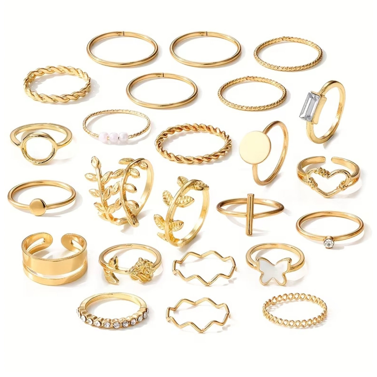 1pc Random Ring Blind Box, Minimalist Y2K Cute Vintage Finger Rings