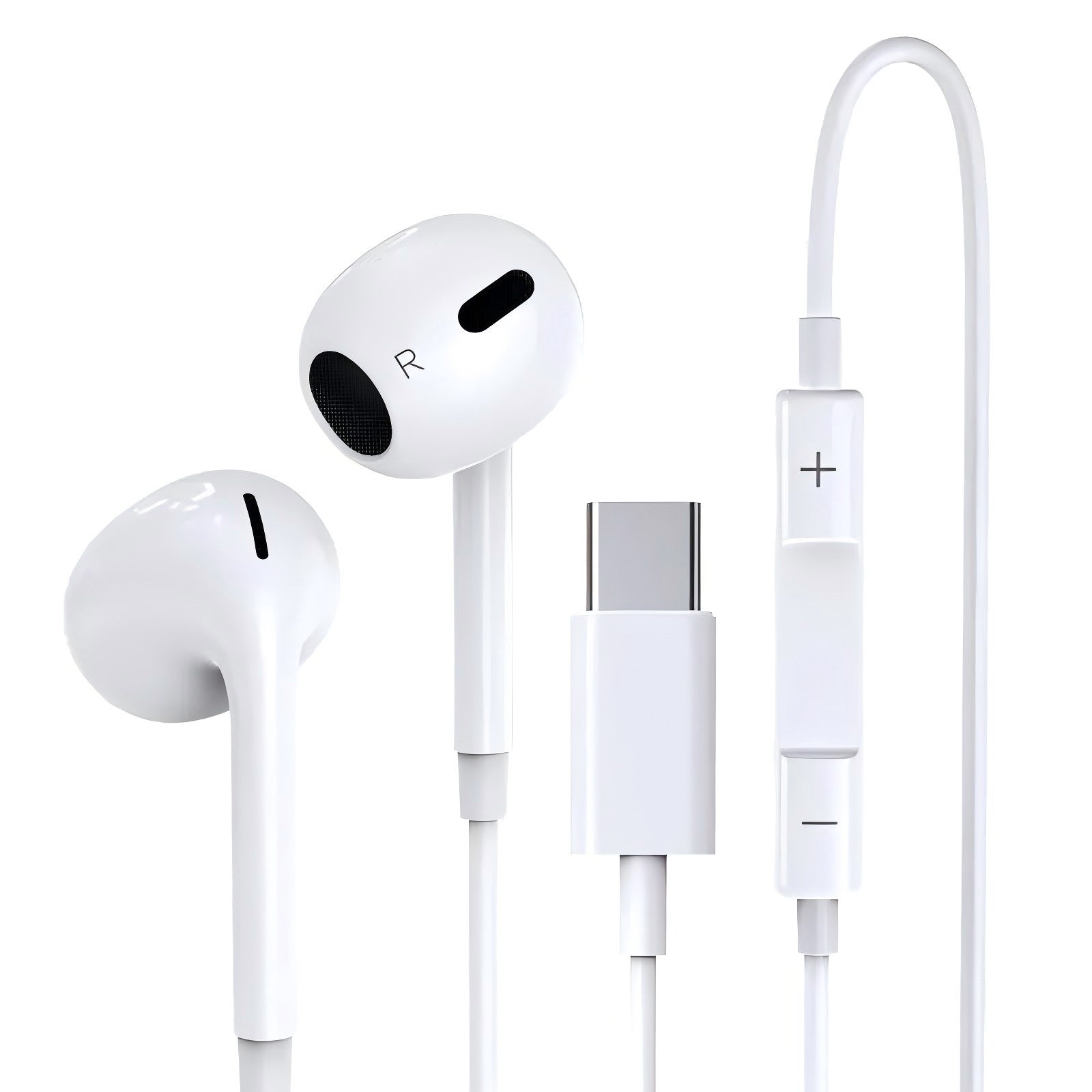 Type-C wired semi-in-ear headphones
