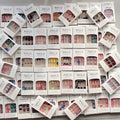 1 Box 24pcs Random Press On Nails Y2K Cute Summer Cat Eye Gradient Fake Nails