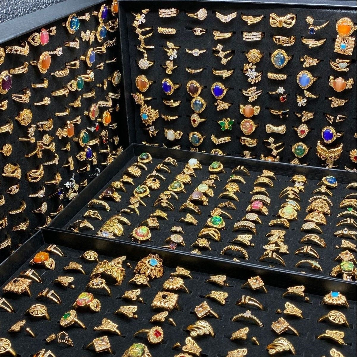 1pc Random Ring Blind Box, Minimalist Y2K Cute Vintage Finger Rings