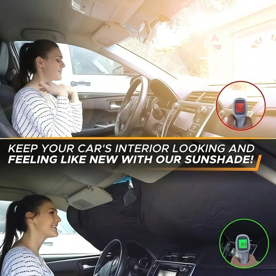 Car Sun Shade Windshield UV Protection Heat Insulation Easy Install
