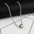 Hip-Hop Small Waist Pendant Necklace Minimalist Luxe Hoodie Chain