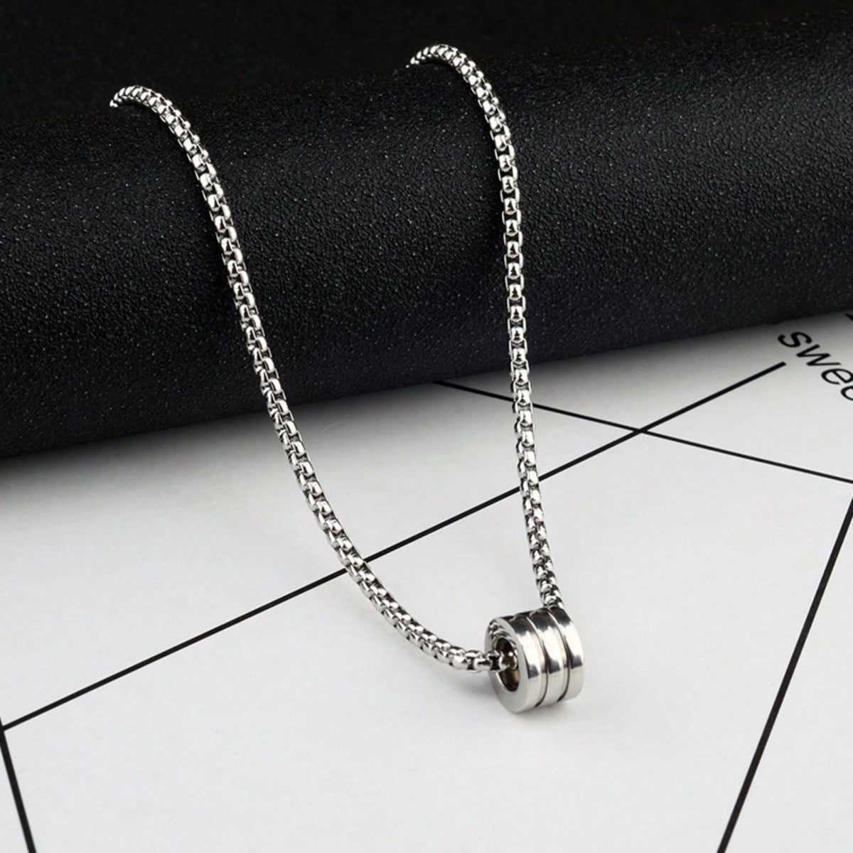 Hip-Hop Small Waist Pendant Necklace Minimalist Luxe Hoodie Chain
