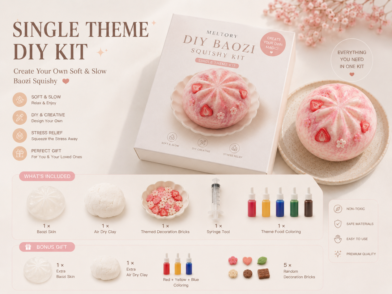 1+1 Single Baozi DIY Kit contents